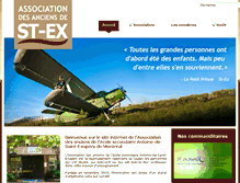 Tablet Screenshot of anciens-de-st-ex.org